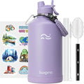 Gallon Insulated Water Bottle with 2-in-1 Lid - Keeps Drinks Cold