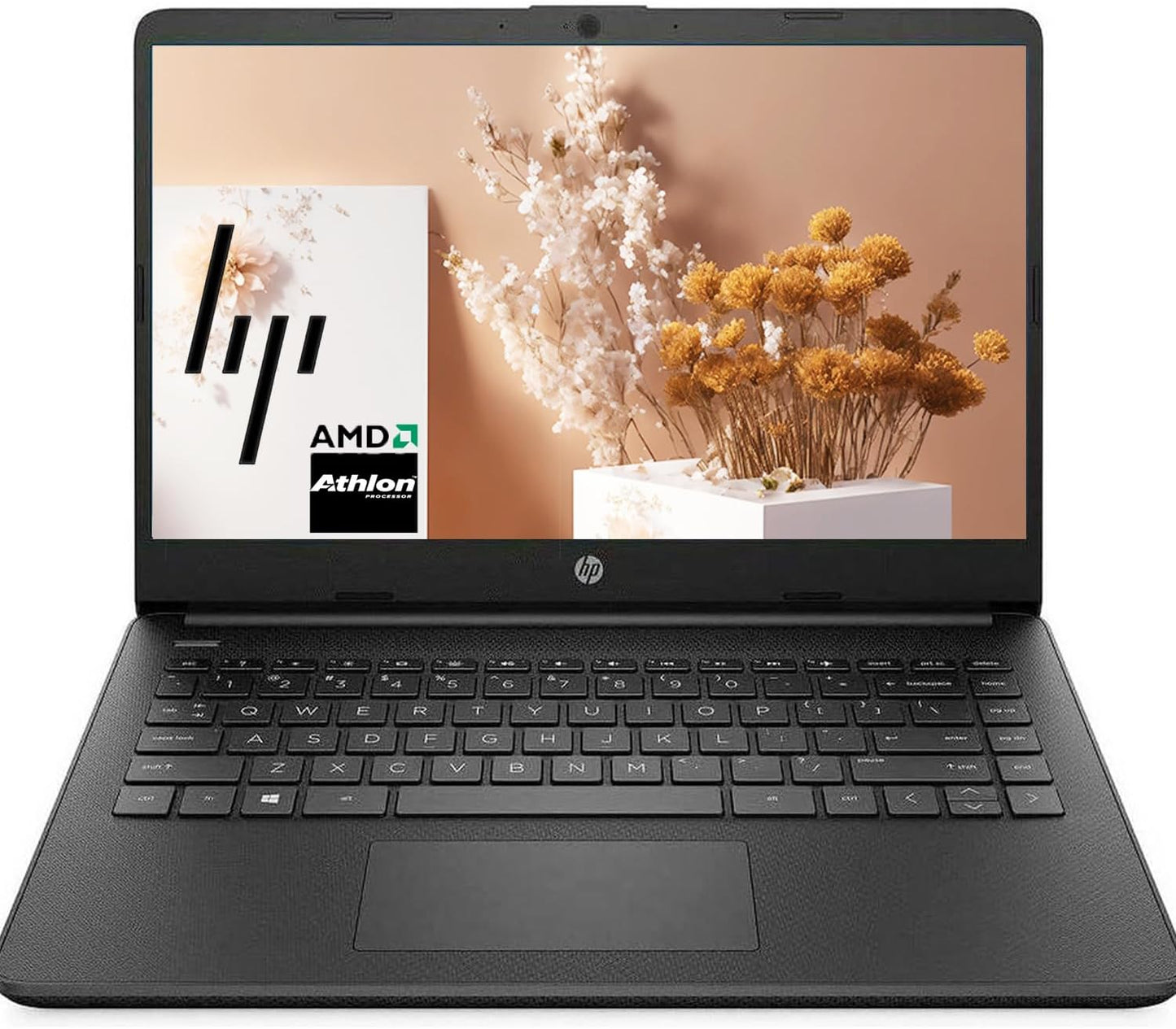 HP 14 Inch HD Laptop with AMD Athlon Gold 3150U Performance
