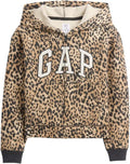 GAP Girls' Logo Hoodie Full Zip Sweatshirt for Cozy Comfort