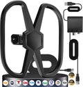 TV Antenna Support 2 TVs 3100+ Mile Range Outdoor/Indoor HD Antenna