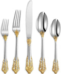KEAWELL Luxury 20 Pieces Stainless Steel Flatware Set for 4