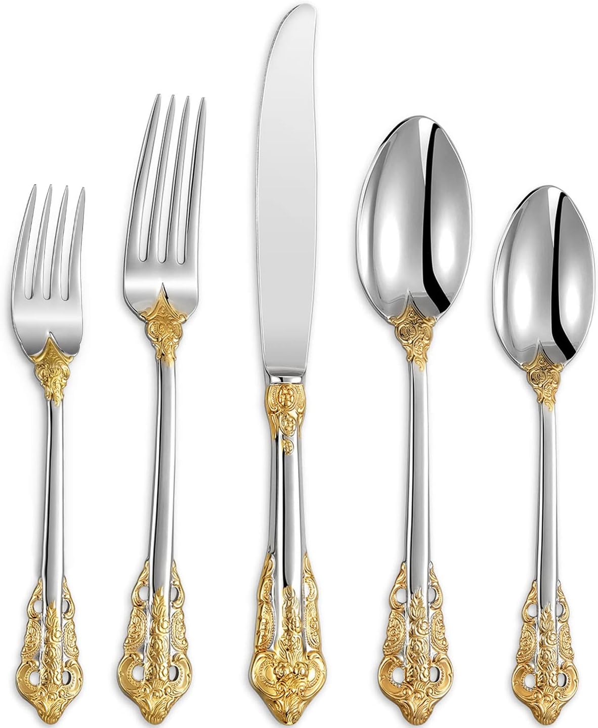 KEAWELL Luxury 20 Pieces Stainless Steel Flatware Set for 4