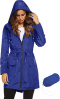 Lomon Women Waterproof Lightweight Rain Jacket Active Hooded