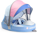 Mambobaby Baby Pool Float with Canopy & Tail - Stable Infant Swim