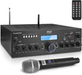 Wireless Microphone Bluetooth Amplifier - 200W Peak Power Dual Channel