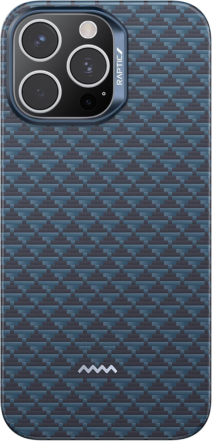 RAPTIC Aramid Fiber Case for iPhone 16 Pro Max - Slim & Strong