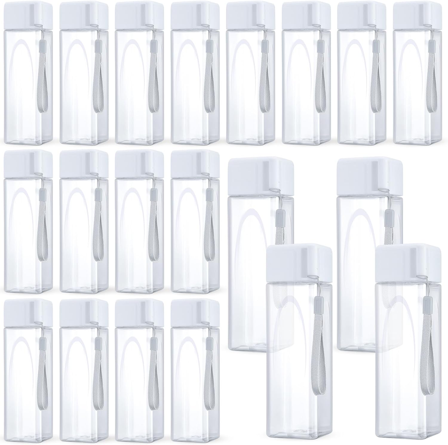 Mifoci 20 Pieces Water Bottle Bulk for Gym and Outdoor Fitness