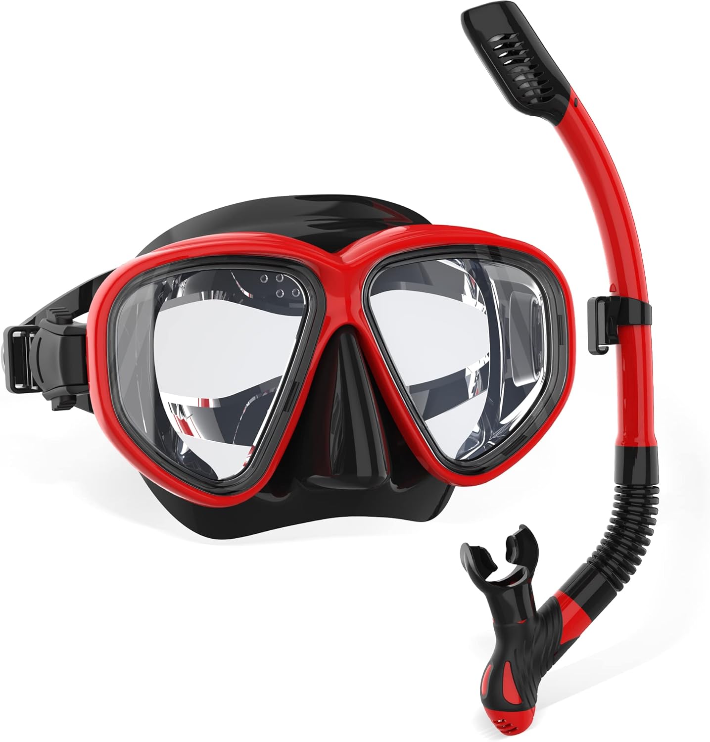 SwimStars Snorkel Set - Anti-Fog Mask, Dry Top Snorkel, Carry Bag