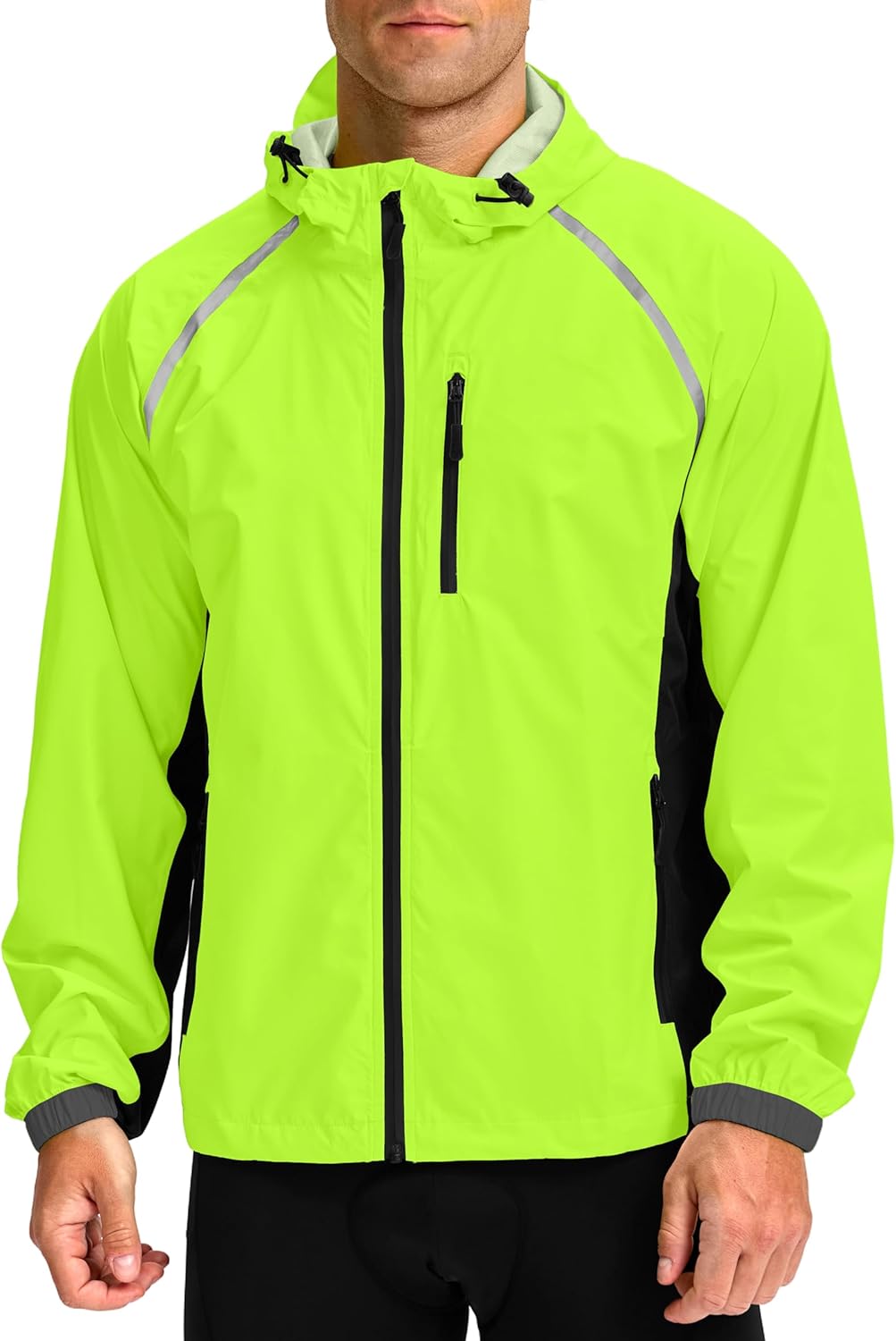 Men's Cycling Rain Jacket Lightweight Waterproof Windbreaker