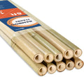 8FT Bamboo Stakes 1 in Diameter Garden Stakes 10 Pack - Heavy Duty