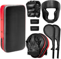 10 In1 Punching Mitts Kick Pack Set Boxing Gear - All-in-One Training