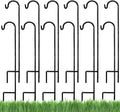 Ashman Shepherd's Hooks 35 in 12 Pack - Sturdy Metal Garden Stakes