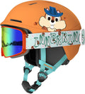 Kids Ski Helmet and Goggles - Lightweight Reinforced Shell for Ages