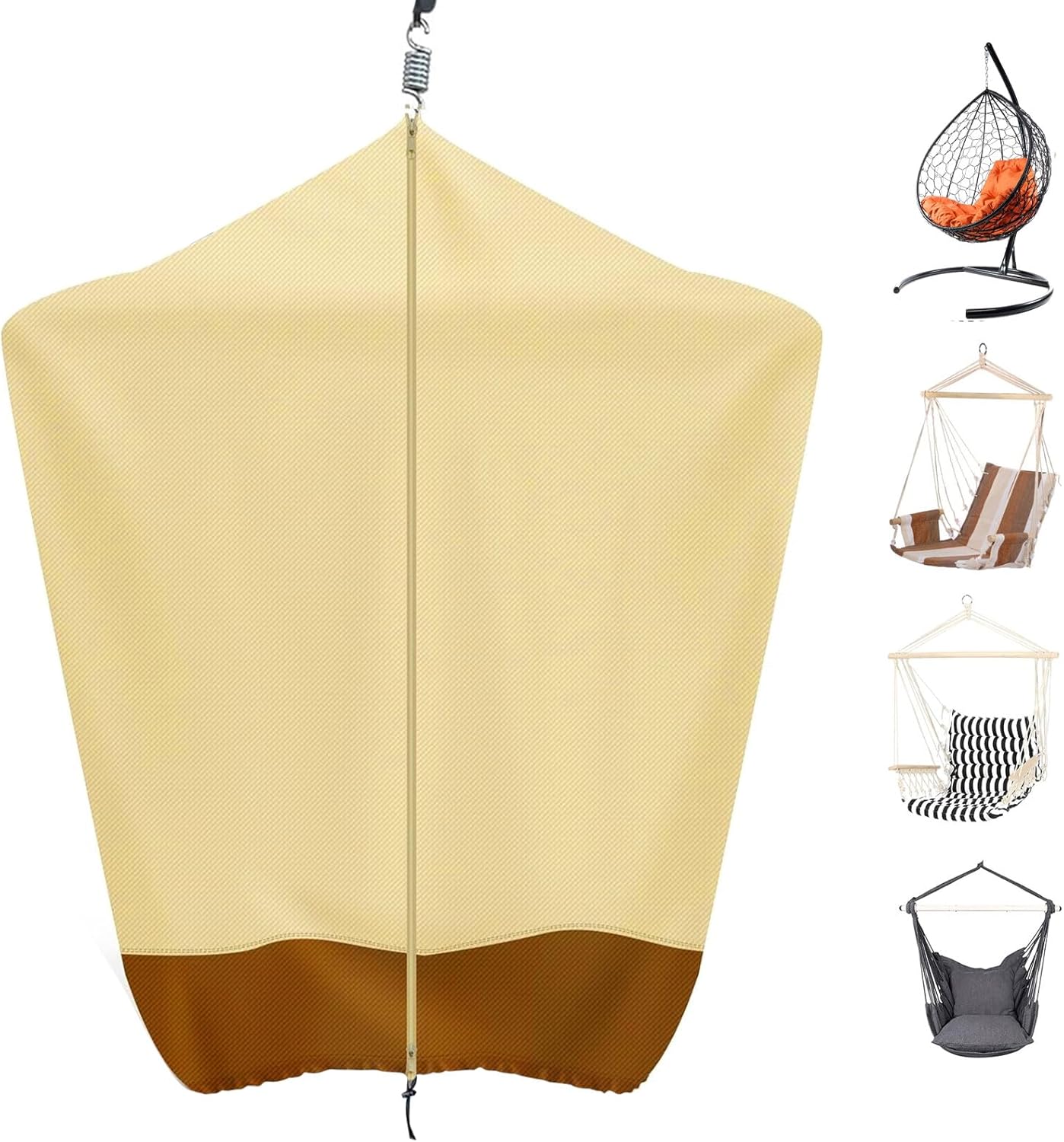 Waterproof Hanging Hammock Chair Cover - Protects Outdoor Swing