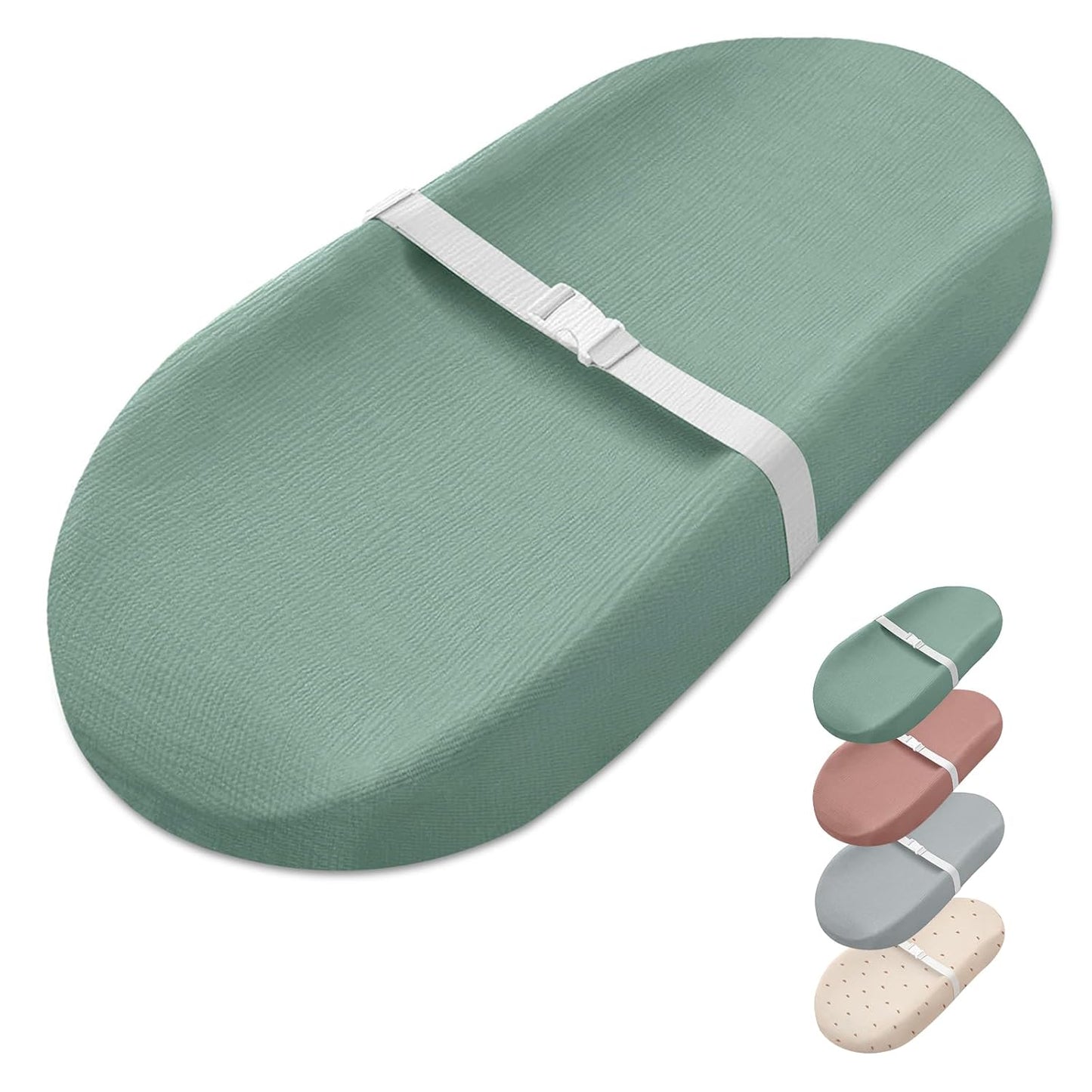 Muslin Baby Changing Pad with Waterproof Lining for Comfort