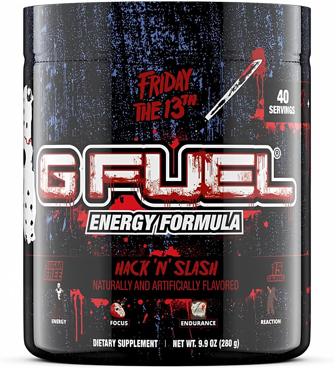 G Fuel Friday The 13th Energy Drink Powder for Gamers