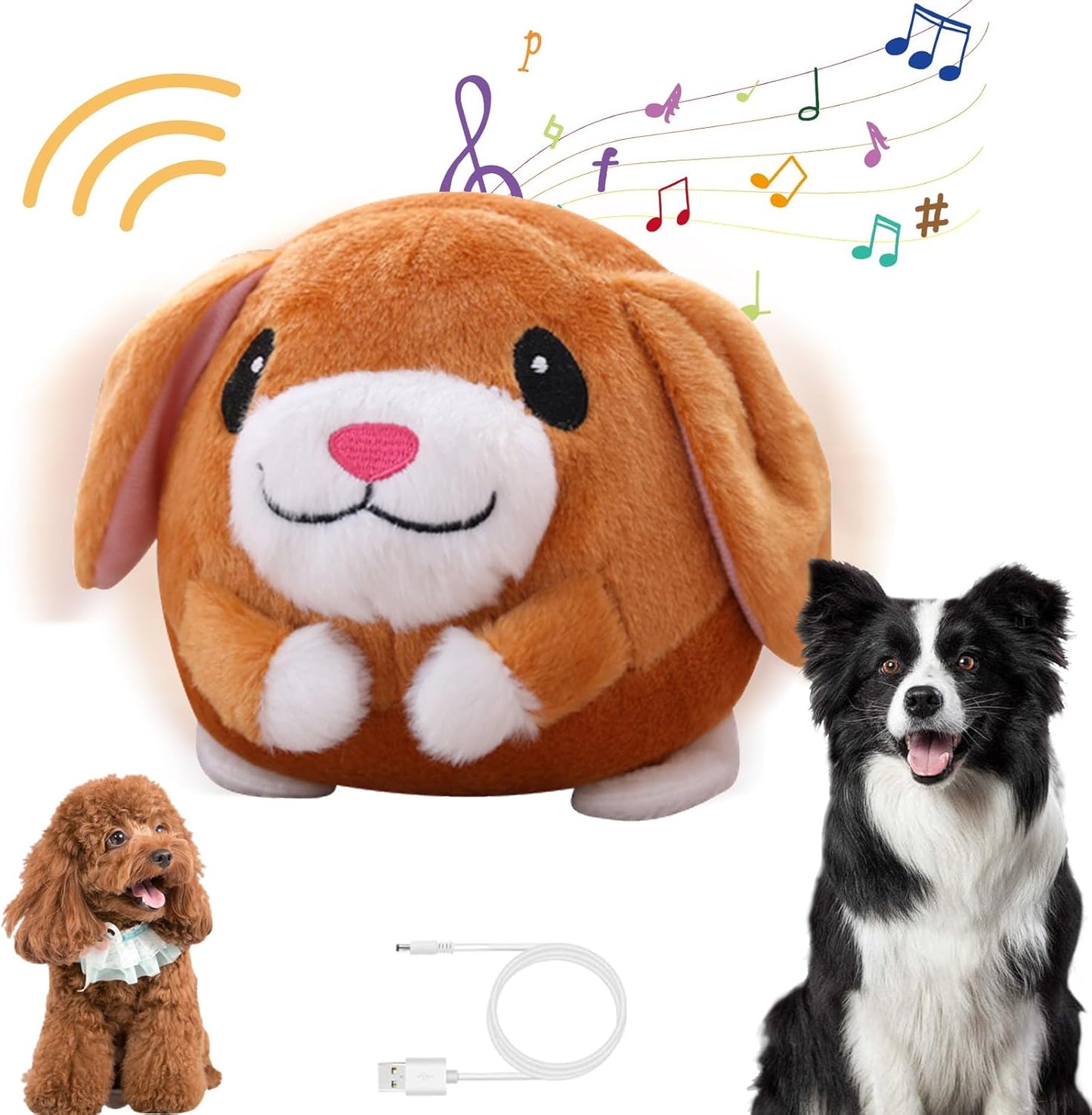 Interactive Squeaky Pig Toy for Pets ~ 120 Songs