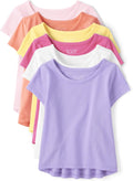 Baby and Toddler Girls High Low Basic Layering Tee - Soft Staple