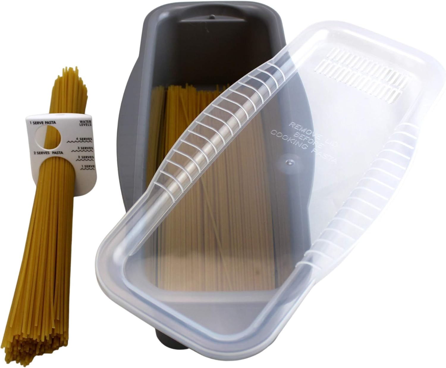 Fast & Easy Microwave Pasta Cooker - BPA-Free Non-Stick