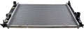 TRQ Radiator Assembly Aluminum Core 1 in Thick Cross Flow - Direct Fit