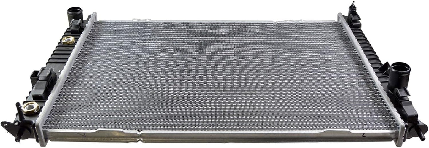 TRQ Radiator Assembly Aluminum Core for 2010-2012 Ford Fusion