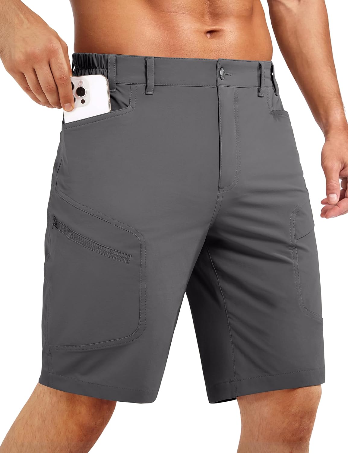Stlight Men's Hiking Cargo Shorts Quick Dry Lightweight Tactical
