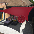 10ftx15ft Waterproof Sun Shade Sail Rectangle - UV Block Patio Cover
