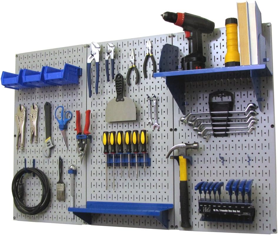 Wall Control Metal Pegboard Organizer for Efficient Tool Storage