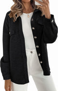 Womens Oversized 2025 Fall Shacket - Lightweight Quilted Look