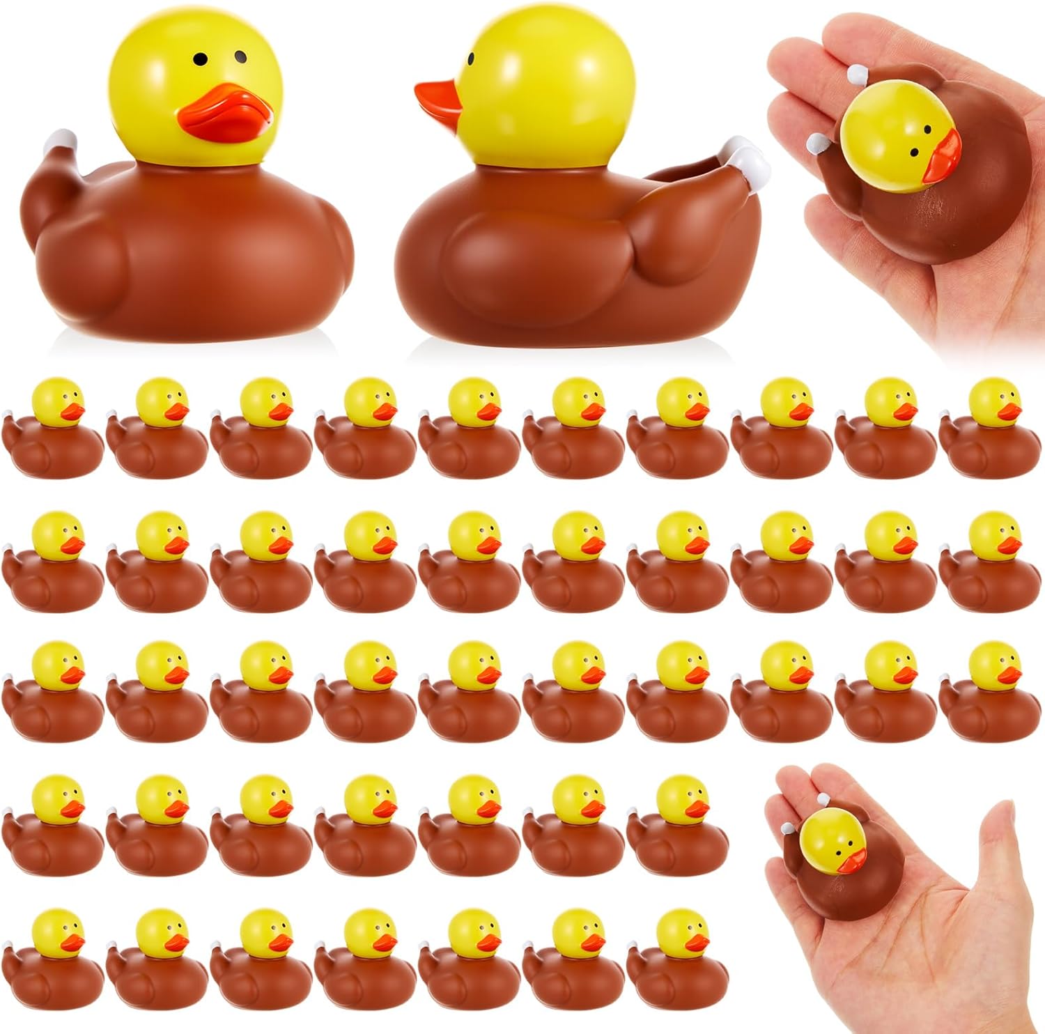 Thanksgiving Rubber Ducks Set of 50 for Festive Celebrations