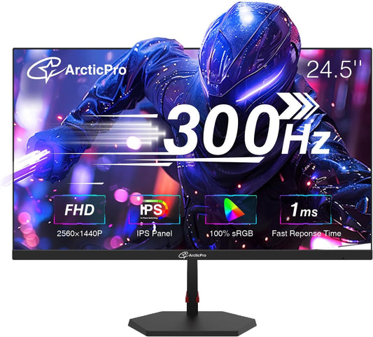 ArcticPro 24.5 inch Gaming Monitor with 300Hz Refresh Rate