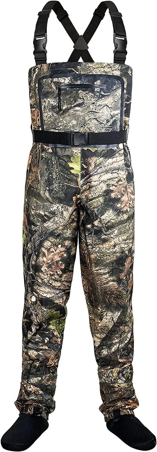 Dark Lightning Breathable Insulated Chest Waders for All Seasons