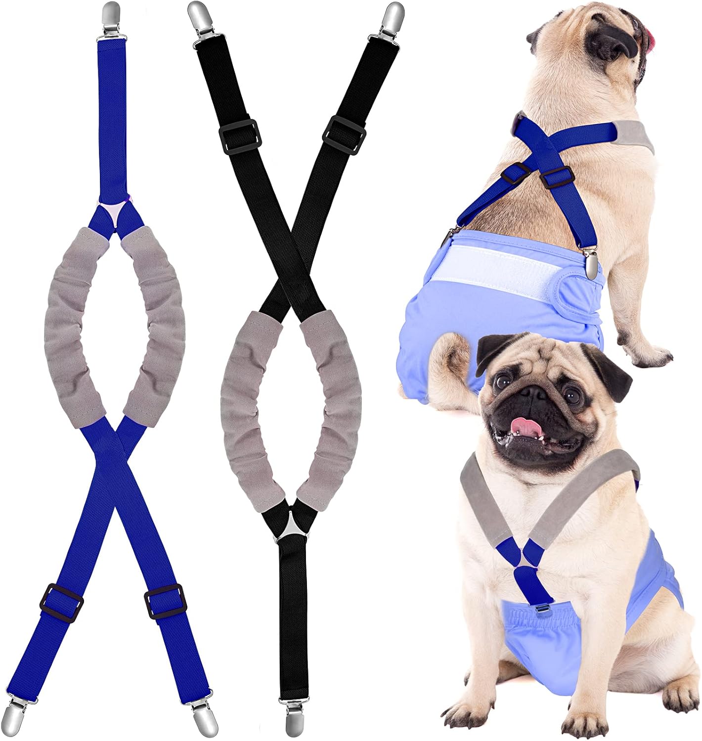 Saintrygo Dog Diaper Suspenders - Secure & Comfortable Fit!