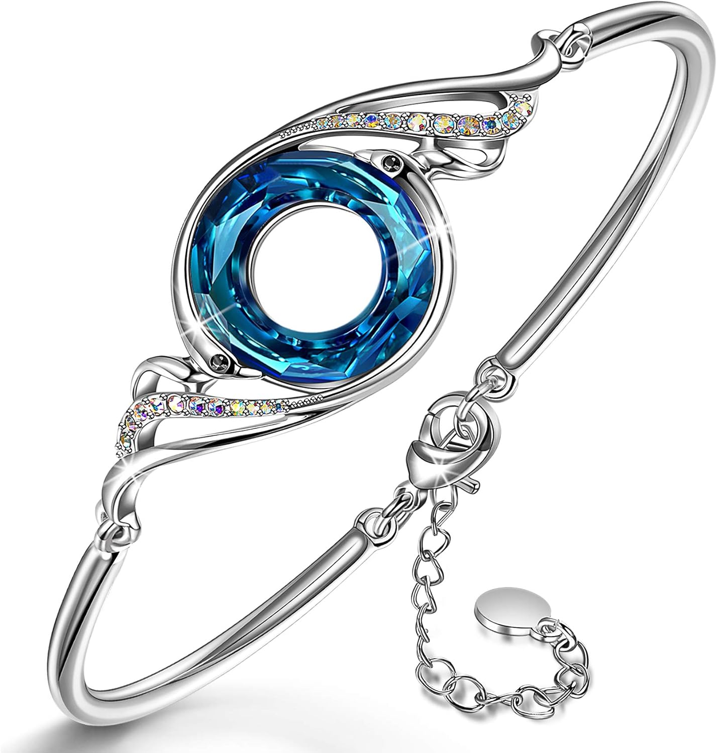 Phoenix Bracelet with Crystals from Austria - Symbol of Renewal