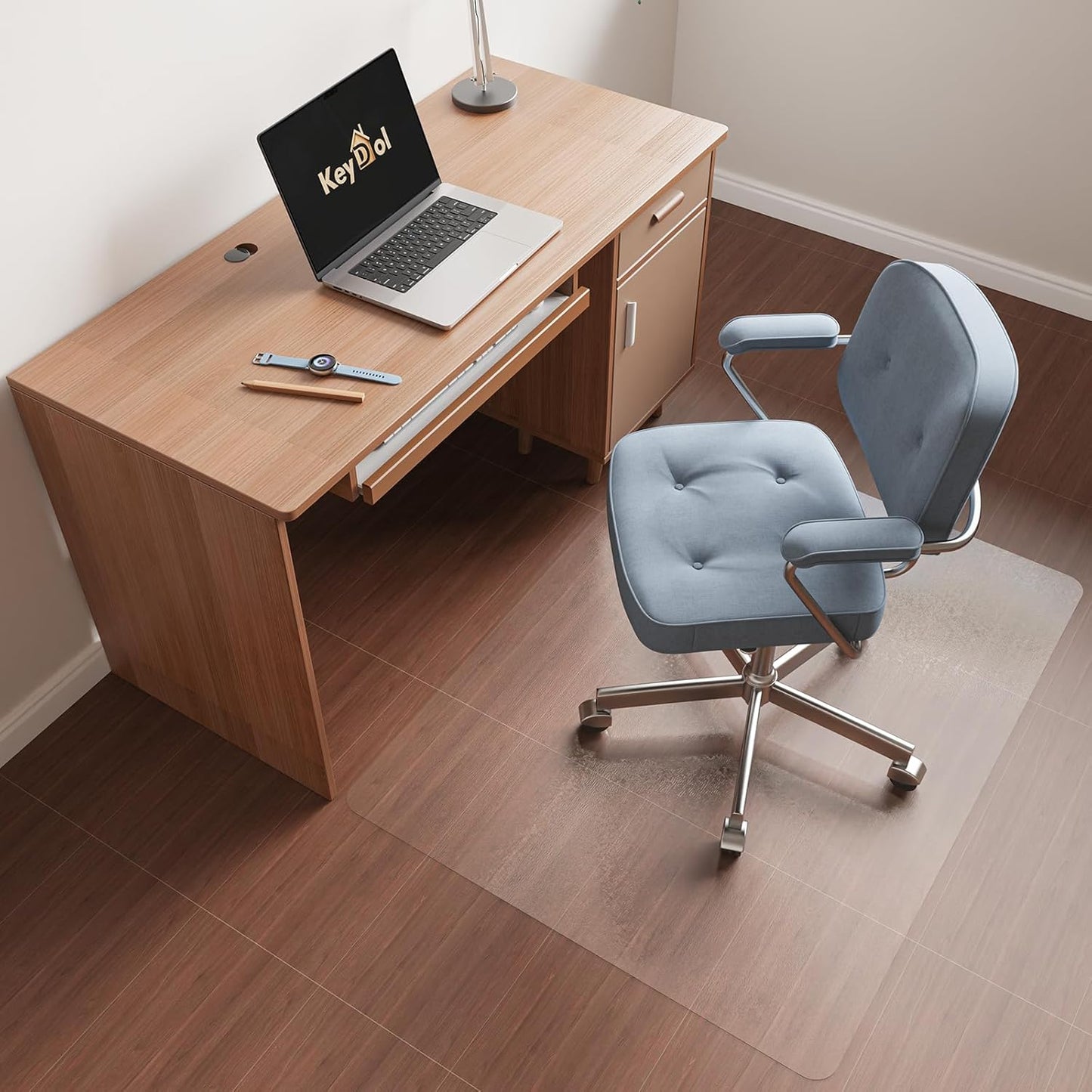 Two-Sided Usable 36 x 48 Hard Floor Chair Mats for Office