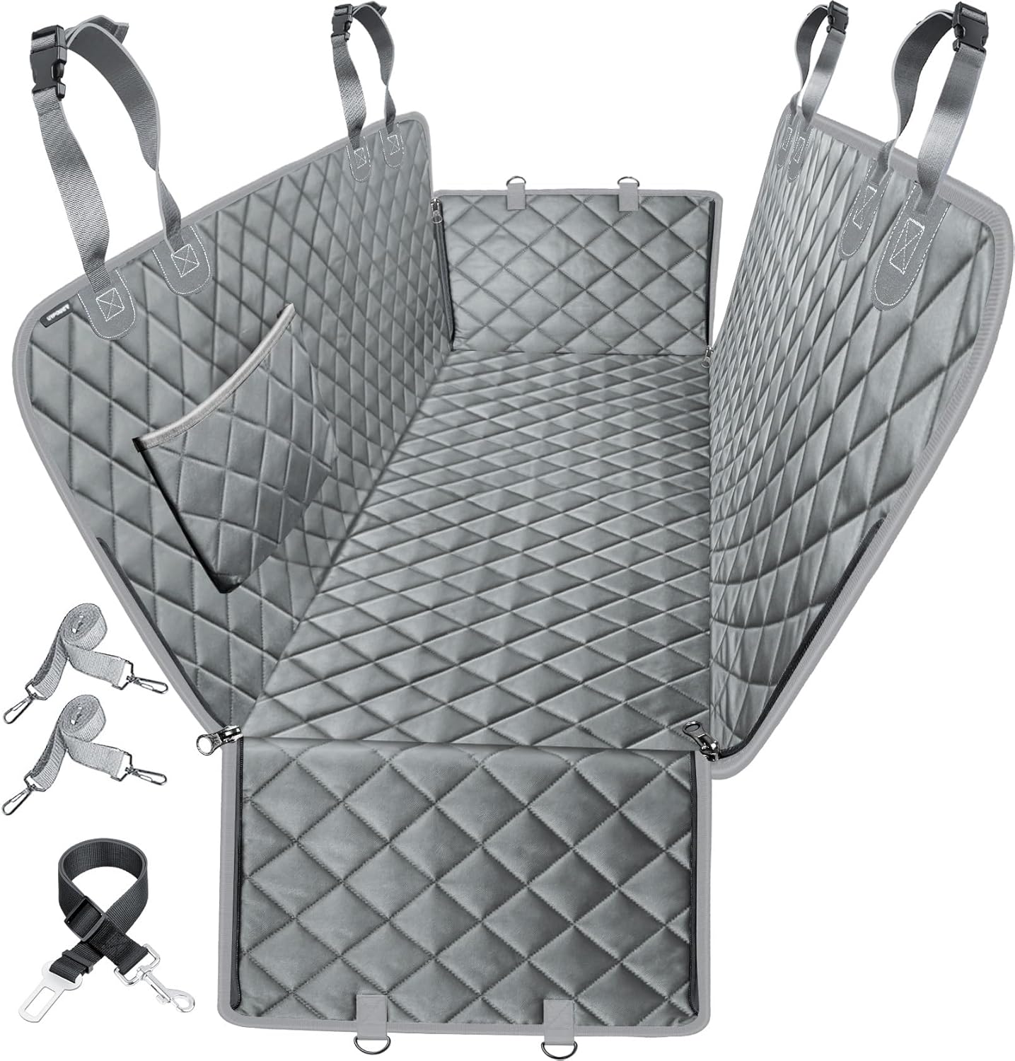 URPOWER Dog Car Seat Cover - Waterproof Hammock for Pets