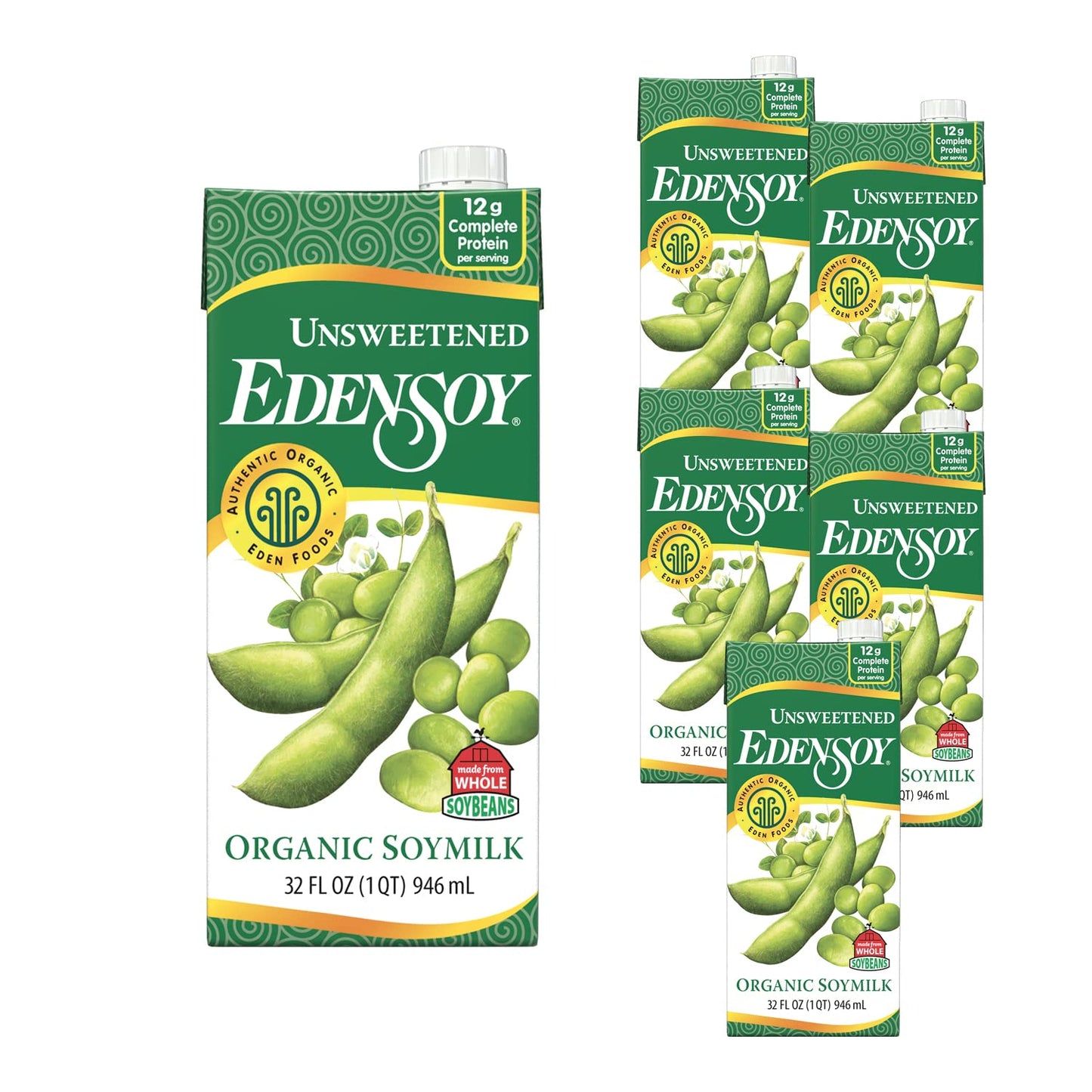 Edensoy Unsweetened Organic Soymilk - Non-GMO, Vegan Delight
