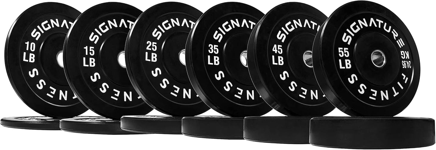Olympic Bumper Plates Set for Strength Training & Weightlifting