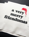 Set of 25 Funny Cocktail Napkins for Very Merry Friendsmas!