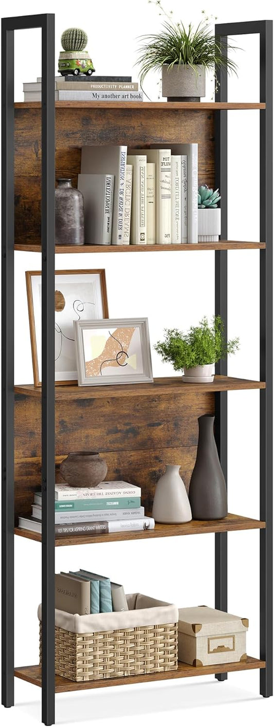 VASAGLE 5-Tier Bookshelf for Living Room and Home Office