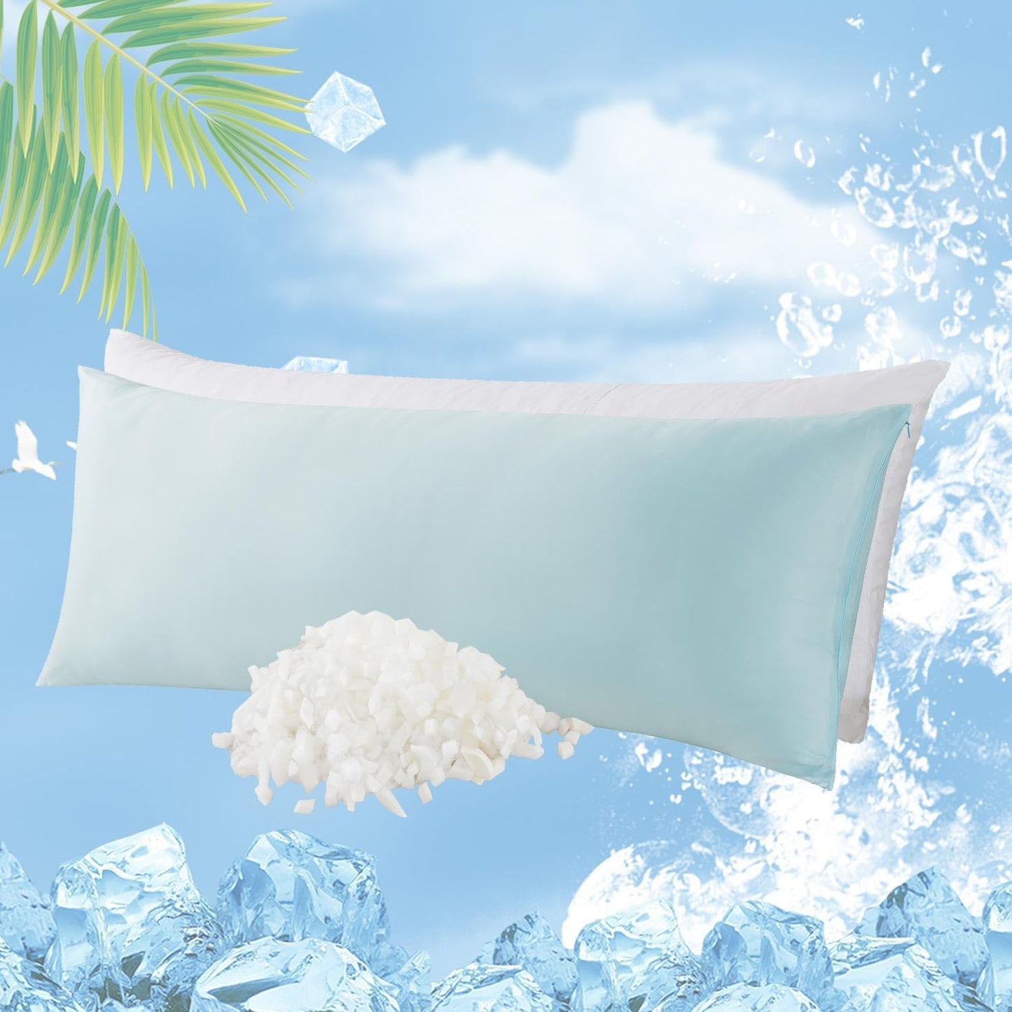 WhatsBedding Memory Foam Body Pillow for Ultimate Comfort