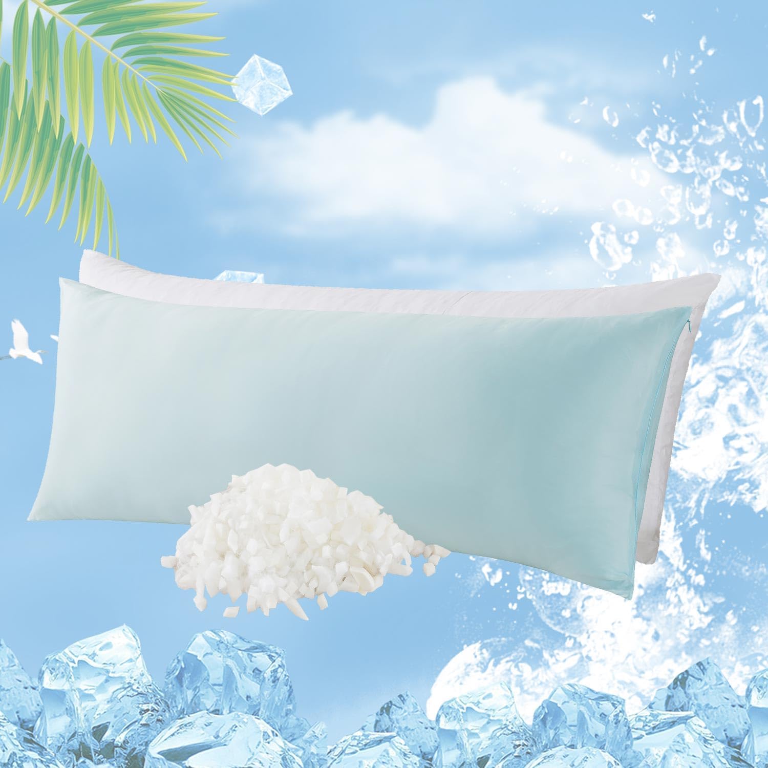 WhatsBedding Memory Foam Body Pillow for Ultimate Comfort