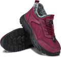 Womens Winter Snow Boots Ankle Booties - Warm Waterproof Slip On