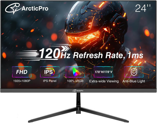 ArcticPro 24 inch Monitor with 120Hz Refresh Rate and FHD