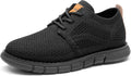 Boy's Mesh Sneakers Oxfords Casual Lace-Up Lightweight Walking Shoes