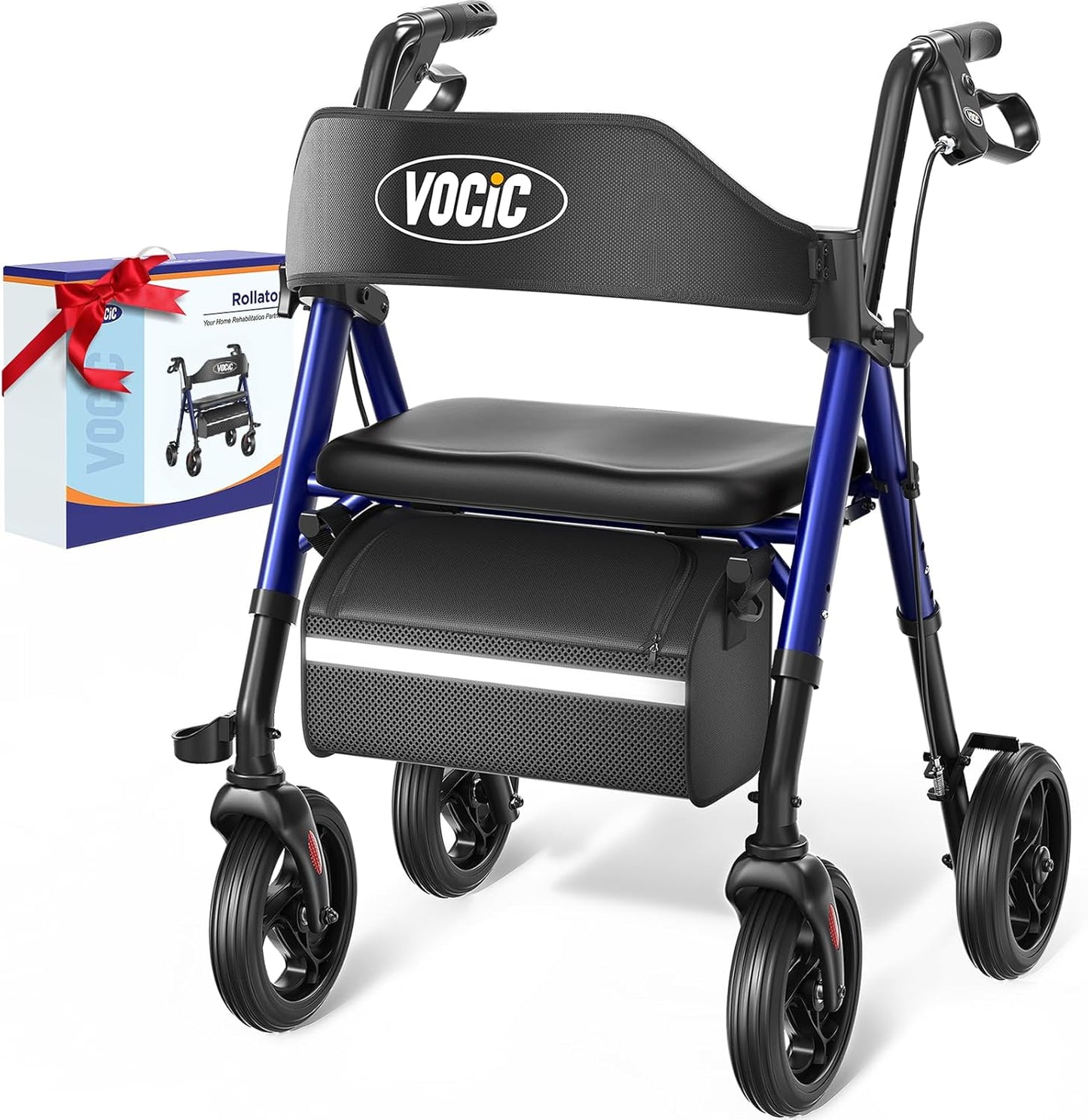Z21 Rollator Walker with Seat for Seniors - All Terrain Support