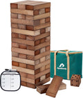 Giant Tumble Tower Stack to Over 5ft 56 PCS Wooden Stacking Game