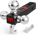 TYT Trailer Hitch Tri Ball Mount for Heavy Duty Towing