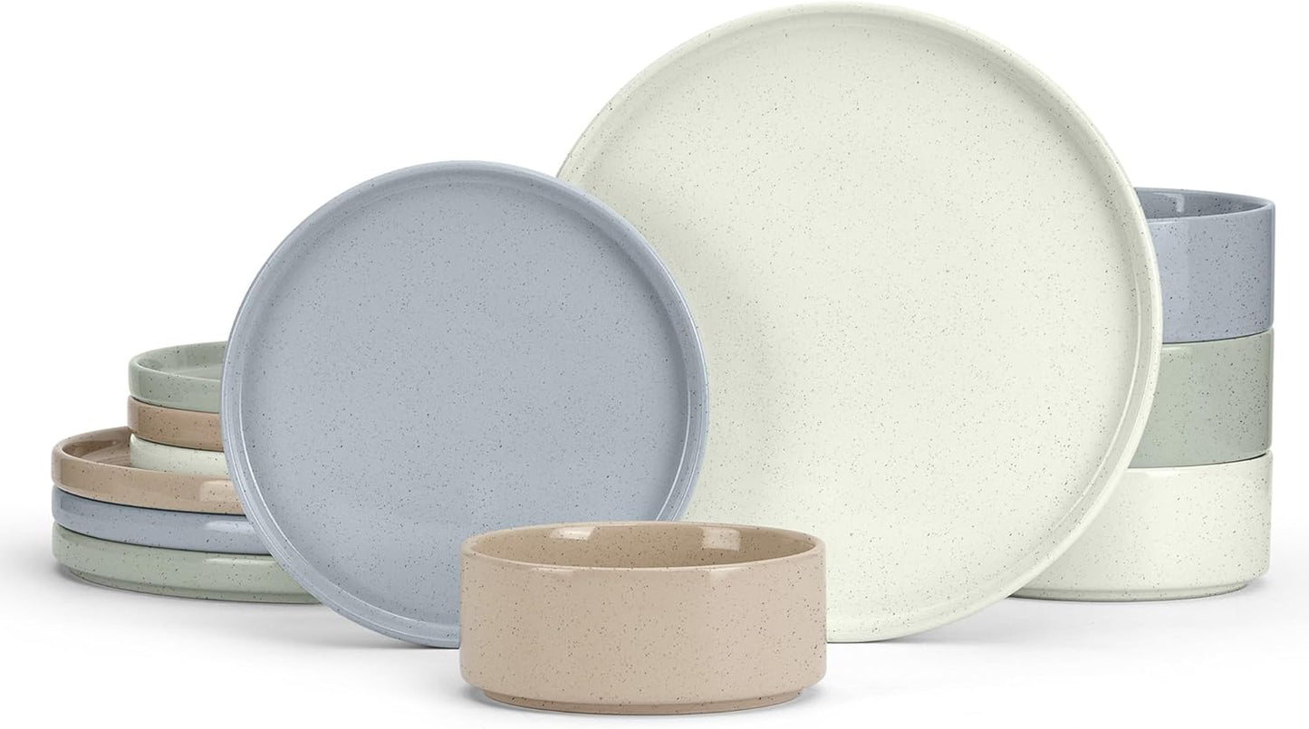 E-far Stoneware Dinnerware Sets for Modern Dining Experience