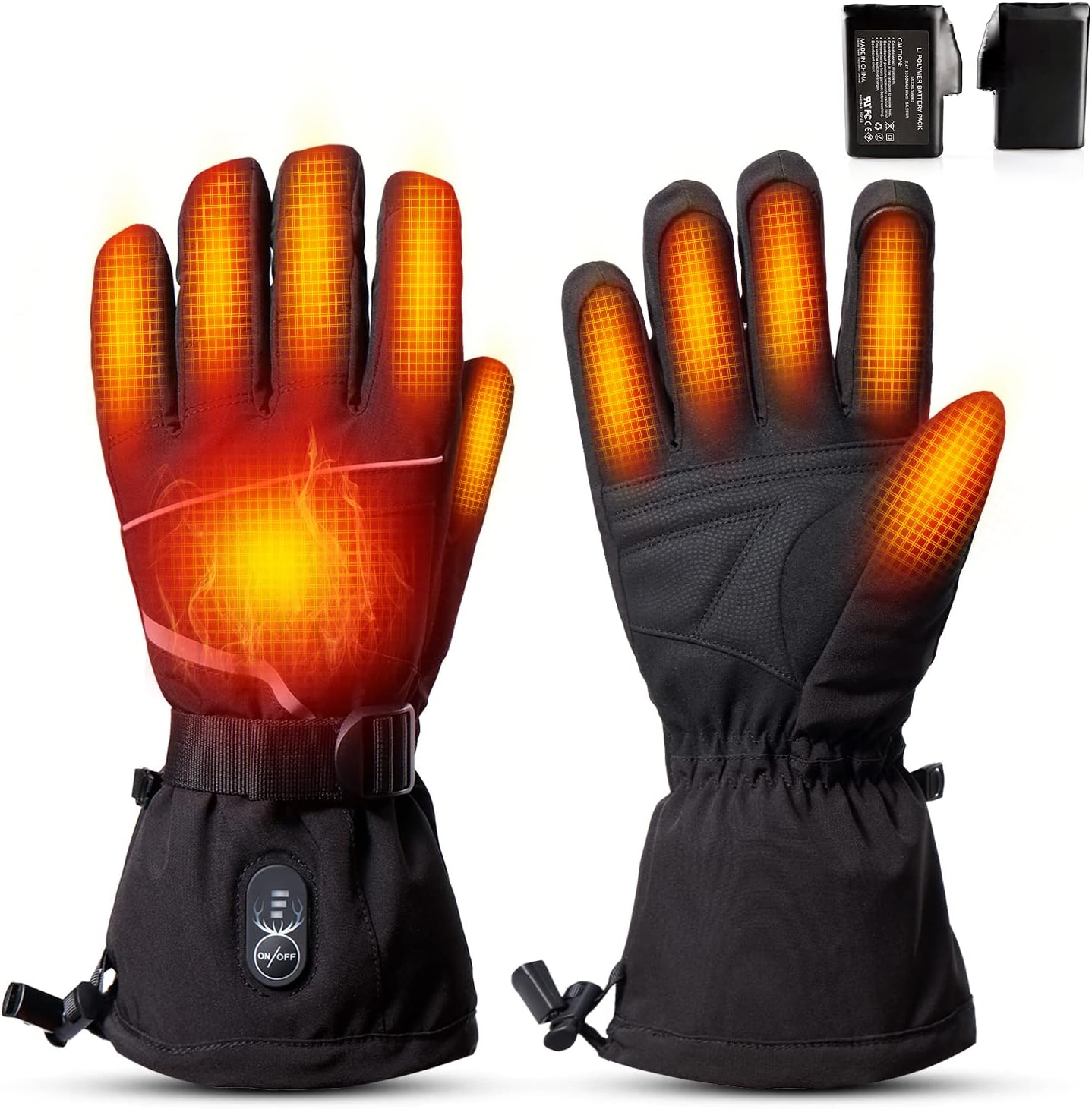 SNOW DEER Heated Gloves - Ultimate Warmth!